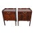 Baker Mahogany Nightstands a Pair For Sale