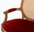 Pair of Louis XVI Style Red Velvet Upholstered Cane Paneled Walnut Fauteuils For Sale - Image 13 of 13