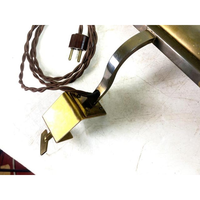 Table Lamp in Brass, 1910 For Sale - Image 3 of 6