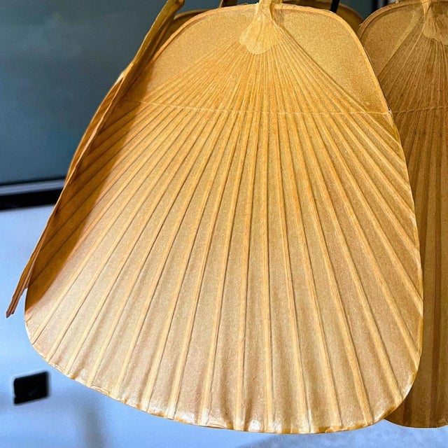 Wood Vintage German Hanging Light by Ingo Maurer for Design M, 1970s For Sale - Image 7 of 13