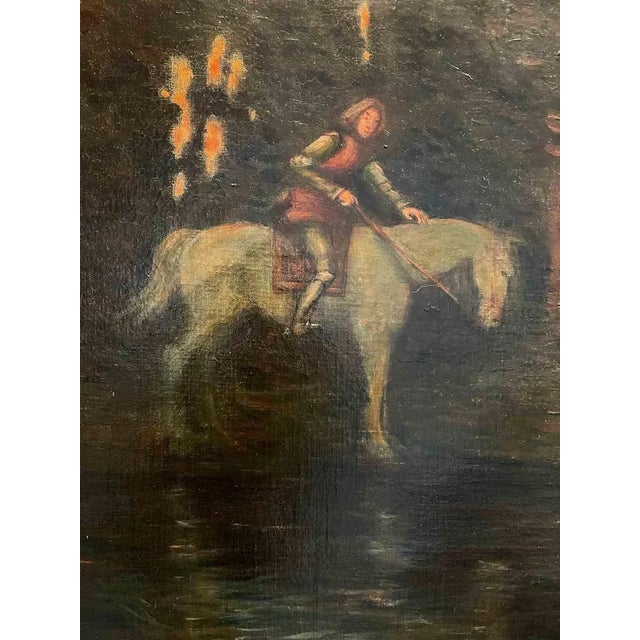 Walter Einbeck, Nymph, 1915, Oil on Canvas For Sale - Image 4 of 7
