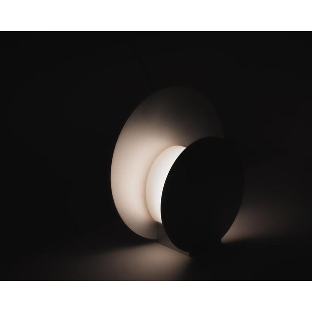 Phobos The Eclipse Table Lamp in Varnished Aluminium by Joana Teixeira For Sale - Image 6 of 12