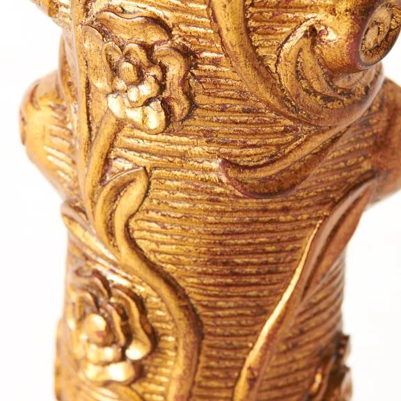 Transitional Bunny Williams Home Albero Drinks Table, Gold For Sale - Image 3 of 7