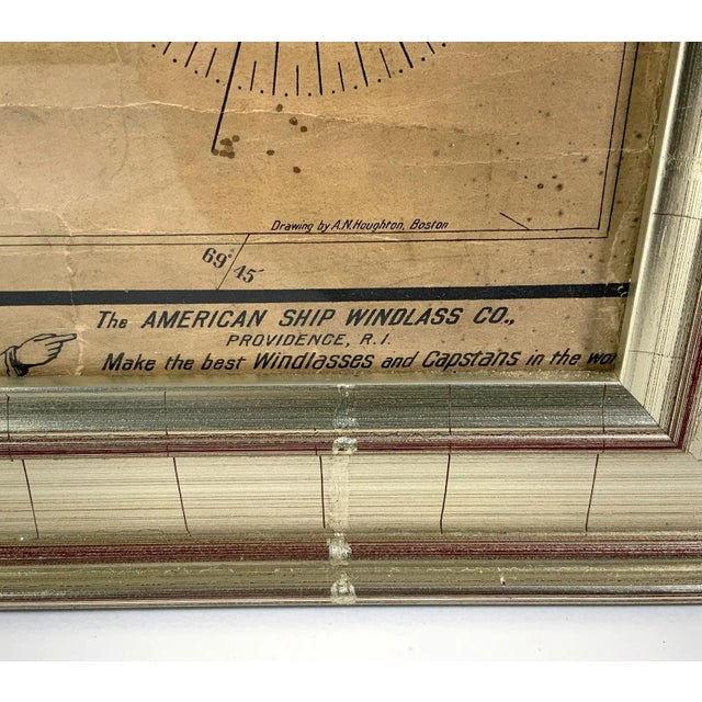 1900 - 1909 Ocean Chart of Massachusetts Bay For Sale - Image 5 of 11