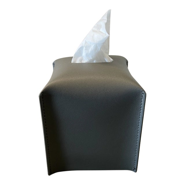 Nicole Sassaman Tissues Box in Gray For Sale