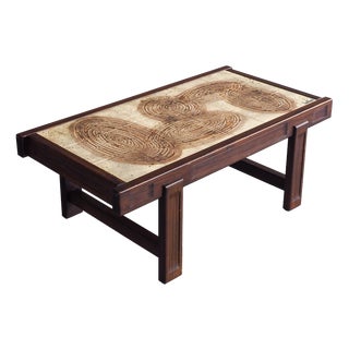 Mid-Century Tiled Coffee Table by Jean Dasti, 1960s For Sale