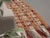Textile 1970s Vintage Handmade Wool Cotton Orange Kilim Runner Rug For Sale - Image 7 of 11