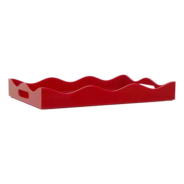Spangle Scalloped Tray Rust For Sale