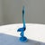 1960s Blue Viking Glass Bluenique Egret Crane Figurine For Sale - Image 9 of 11