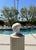 McGuire Substantial Hand-Carved Marble Owl Sculpture by Frank McGuire, Taos, New Mexico For Sale - Image 4 of 11