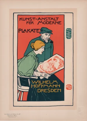 Otto Fischer, Kunst-Anstalt für Moderne from Les Maîtres de L'Affiche, 1898, Original Lithograph