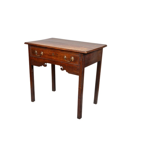 George III Oak Tavern Table For Sale - Image 10 of 12
