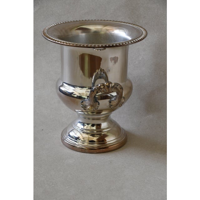 Vintage Silverplate Wine Cooler Urn For Sale - Image 4 of 5