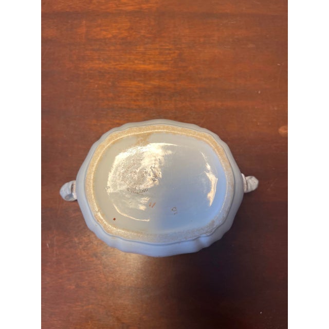 Johnson Brothers Antique Johnson Bros. Royal Šemi Porcelain Biscuit Jar For Sale - Image 4 of 7