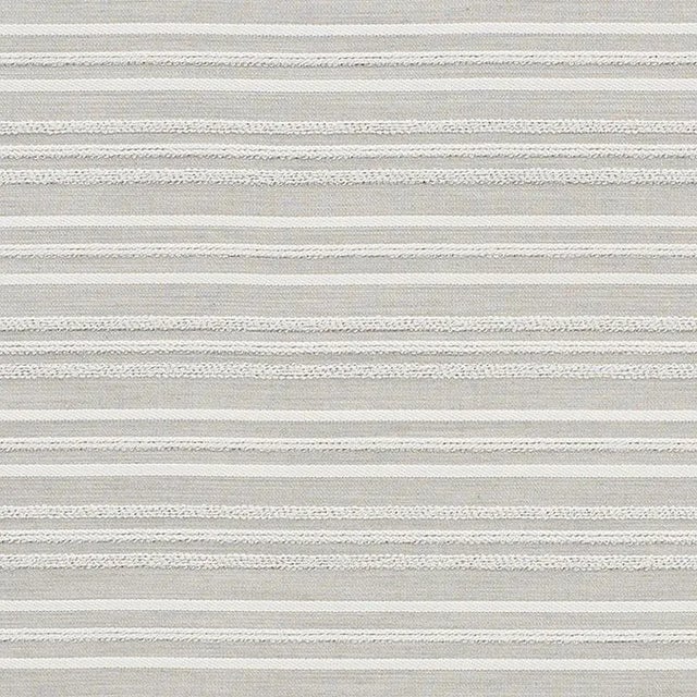 This miraculous indoor/outdoor stripe features raised, multi-textured bands on a flatweave ground. Boucle yarns give it...