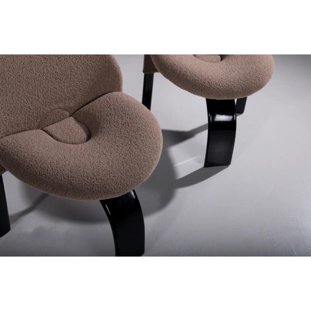 Textile Sail Chairs by Giovanni Offredi for Saporiti, Italy, 1973, Set of 2 For Sale - Image 7 of 10