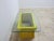 Yellow Drexel Yellow Wicker & Glass Top Coffee Table For Sale - Image 8 of 10