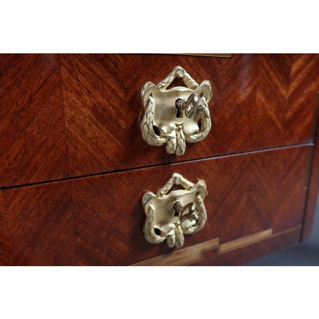 20th Century Mahogany Desk For Sale - Image 11 of 17