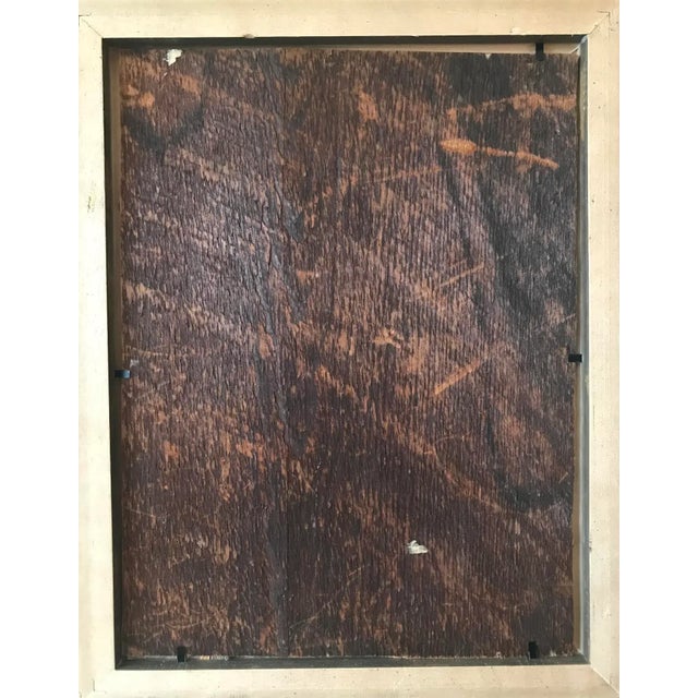 Paint Antique French Oil Painting Portrait of a Judge C. 1915 Georges Rouault Attribution For Sale - Image 7 of 8