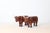Mid-Century Folk Art Hand-Carved Wooden Bull Sculptures For Sale - Image 15 of 16