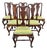 Late 20th Century Set of 6 Bench Made Cherry Queen Anne Style Dining Chairs by Douglas Campbell For Sale