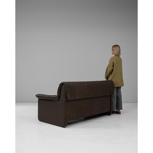 Mid 20th Century 1960s Swiss Leather Sofa Ds 86 Attributed to De Sede For Sale - Image 5 of 18