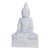 Tall White Marble Burmese Buddha For Sale