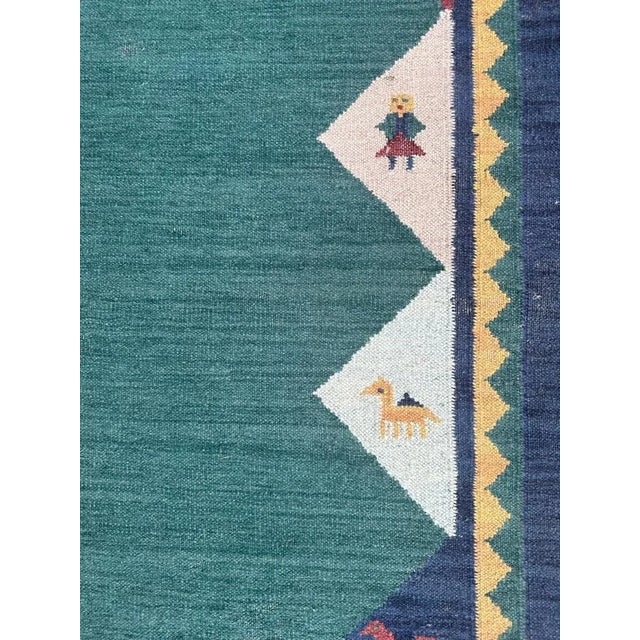 Rustic Vintage Gabbeh Style Rug, 2000s For Sale - Image 3 of 11