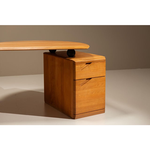 Adjustable Desk in Beech from Seltz, France, 1980s For Sale - Image 9 of 18