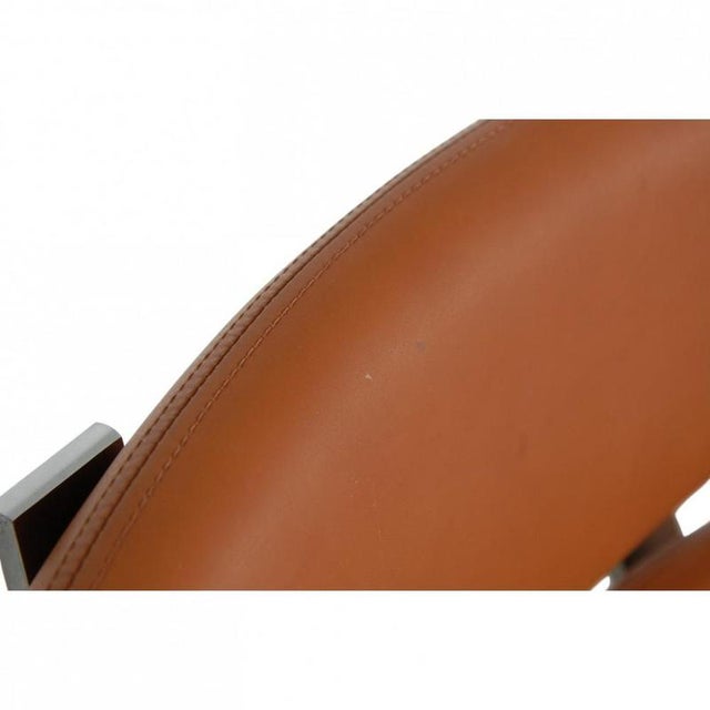 Animal Skin Corona Chair in Cognac Leather from Erik Jørgensen For Sale - Image 7 of 16