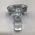 Transparent Hand Blown Bubble Bottom Ground Top Crystal Decanter With Stopper For Sale - Image 8 of 13