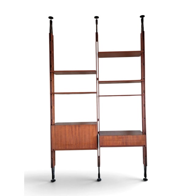Italian Swedish Wall Unit attributed to Franco Albini, 1960s For Sale - Image 14 of 14