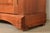 Wood English Country Farmhouse Carved Walnut Bookcase Cabinet, 1970s For Sale - Image 7 of 13