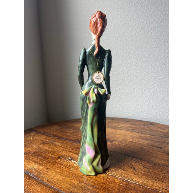 English 1970s Royal Doulton Lady Figurine a La Mode Hn 2544 For Sale - Image 3 of 7