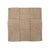 The table features natural jute and a vibrant green checker pattern meticulously woven together, creating a fun and eye-...