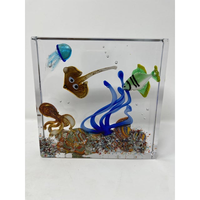 Murano Glass Aquarium For Sale - Image 4 of 6