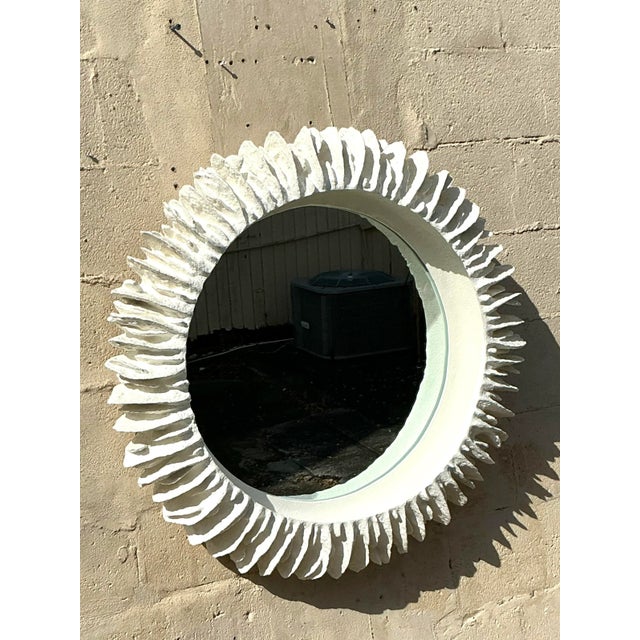 Transform your space with the Vintage Boho Made Goods “Serrat” Faux Coral Mirror, a breathtaking fusion of coastal...