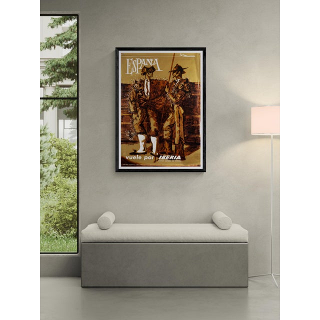 Iberia – España – 1967 – Original Vintage Airline Poster – Mid-Century Modern Travel – 100x70 cm The Piece This original...