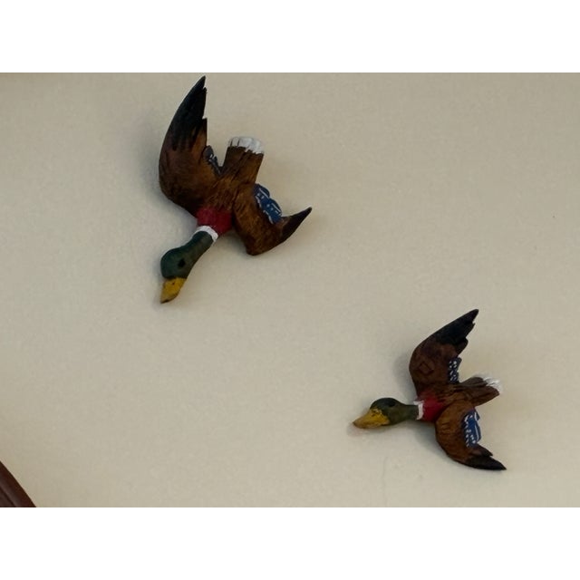 Mid-Century Modern Hand Painted Birds in Flight For Sale - Image 3 of 7