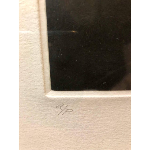 Richard HrickoMezzotint Etching Botanical Print 'Mantle' Signed AP Jungle Image For Sale In Miami - Image 6 of 7