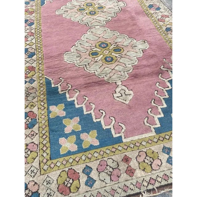 1970s Vintage Turkish Kars Rug For Sale - Image 5 of 18
