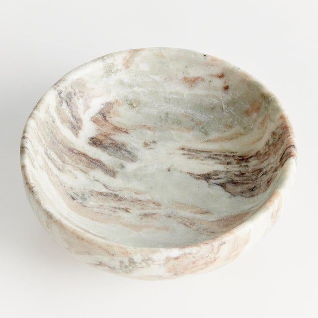 Modern Josephine Marble Footed Bowl For Sale - Image 3 of 7