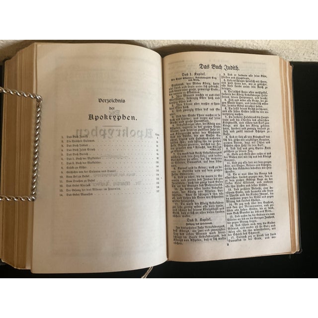 Antique Holy Bible and Scripture of the Old and New Testament in German For Sale - Image 11 of 16