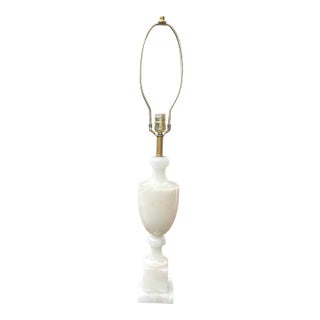 Mid-Century Modern Large Alabaster Lamp Made in Italy (Paul’s Products) Made in Italy For Sale