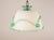 Jade Antique Murano Glass Pendant Light Arsenic Jade Light Green Opaline For Sale - Image 8 of 14
