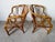 1970's Vintage Coastal Bamboo Rattan Barrel Lounge Chairs - A Pair For Sale - Image 12 of 17
