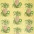 Sample - Schumacher Pineapples Chintz Fabric in Yellow For Sale