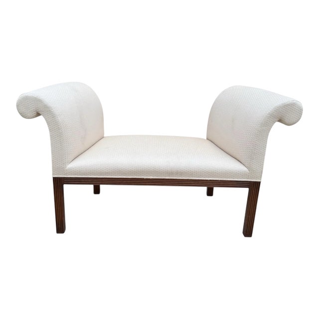 Hold for r.s. Rose Tarlow Derbyshire Roll Arm Bench For Sale