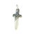 David Yurman 1990s David Yurman Dagger Amulet Pendant Sterling Silver Estate For Sale - Image 4 of 5