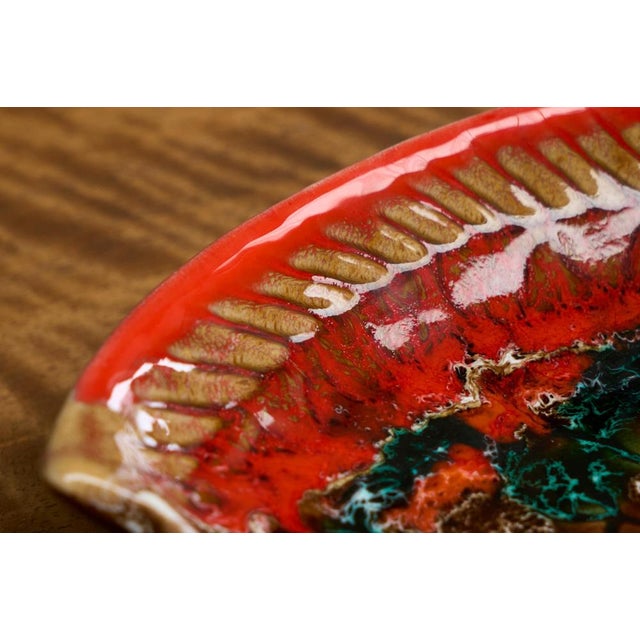 Large Mid-Century Studio Pottery Fish Bowl from Vallauris, France, 1950s For Sale - Image 9 of 11